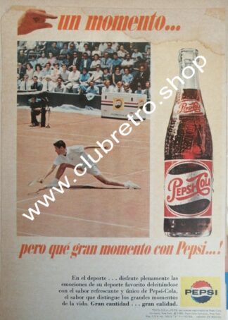 CARTEL VINTAGE ORIGINAL DE PEPSI COLA 1950s /10