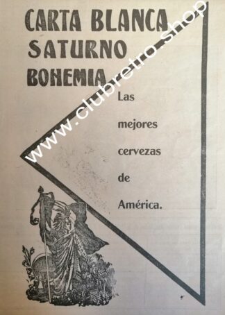 AFICHE PUBLICIDAD ANTIGUA. CERVECERIA CUAUHTEMOC 1912 4