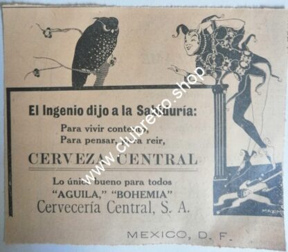 RARO. 2 AFICHES ANTIGUOS CERVECERIA CENTRAL 1920 - Image 3