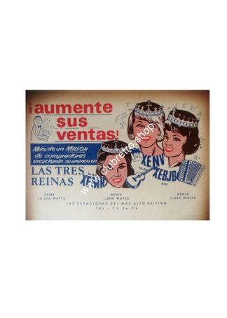 PUBLICIDAD RETRO RADIO DIFUSORAS DE MONTERREY 1960s
