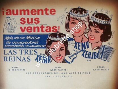PUBLICIDAD RETRO RADIO DIFUSORAS DE MONTERREY 1960s - Image 2