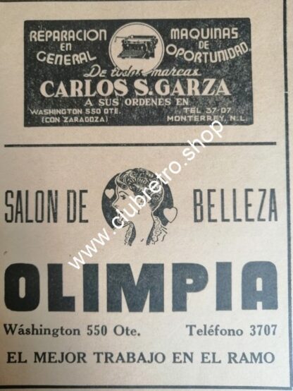 SET DE 17 AFICHES PUBLICITARIOS RETRO DE MONTERREY 1940s -60s - Image 15
