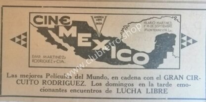 2 AFICHES ANTIGUOS. CINES DE MONTERREY 1942 - Image 3