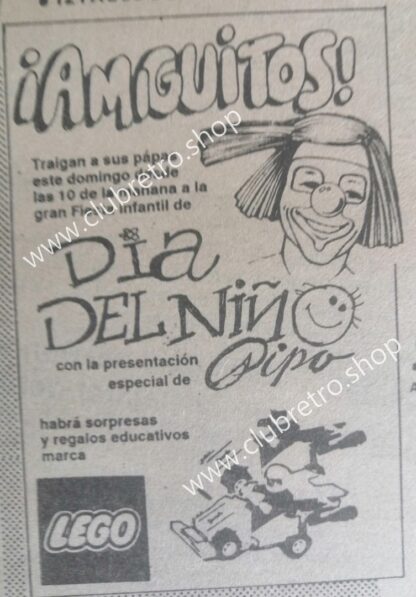 AFICHE PUBLICITARIO RETRO. BAHIA ESCONDIDA Y PIPO. MONTERREY 1989 - Image 2