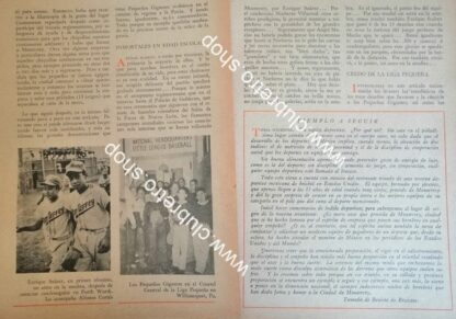 AFICHES ANTIGUOS LOS NIÑOS CAMPEONES DE MONTERREY 1958 - Image 7