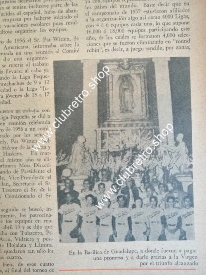 AFICHES ANTIGUOS LOS NIÑOS CAMPEONES DE MONTERREY 1958 - Image 4