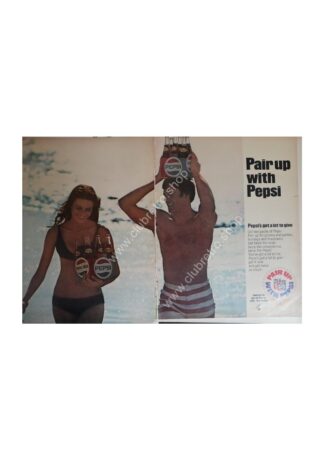 CARTEL DE PUBLICIDAD RETRO DE PEPSI 1967 N11