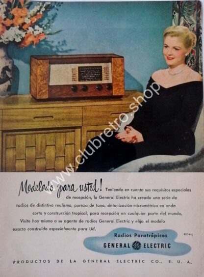 AFICHE ANTIGUO ORIGINAL. RADIO GENERAL AÑOS 1940s /0