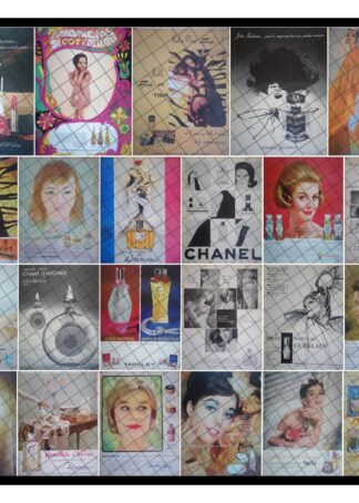 25 CARTELES PUBLICITARIOS PERFUMES FEMENINOS 1953-69