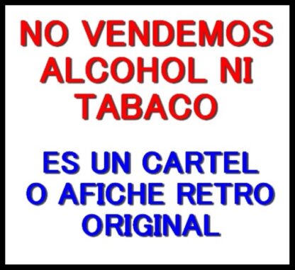 CARTEL ANTIGUO ORIGINAL DE SET DE 4 AFICHES RETRO CERVEZAS VARIAS, AÑOS 70s /209 - Image 6