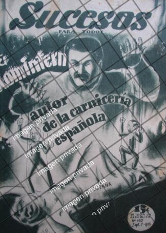 PORTADA ANTIGUA GUERRA CIVIL ESPAÑOLA 1936 EL KOMITERN
