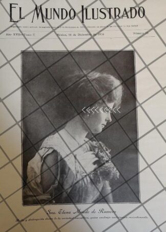 PORTADA ANTIGUA ELENA MEADE DE ROMERO 1910