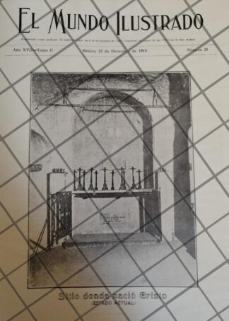 PORTADA ANTIGUA 1910 LUGAR DE NACIMIENTO DE CRISTO