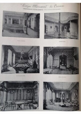 NOTA DE PRENSA ANTIGUA CASINO DE OAXACA 1896 (LONJA)