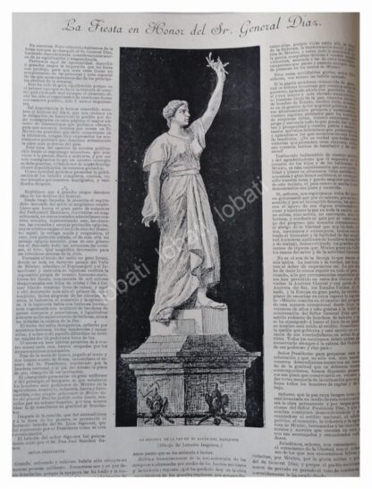 NOTA DE PRENSA ANTIGUA EMPRESARIOS MEXICANOS 1896 - Image 2