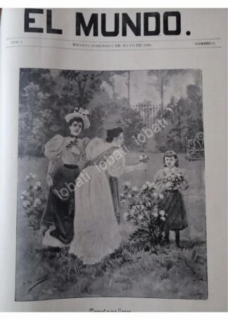 PORTADA ANTIGUA 1896 DE LEANDRO IZAGUIRRE / TOMA
