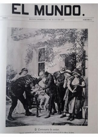 PORTADA ANTIGUA 1896 CENTENARIO DE LA VACUNA DE VIRUELA