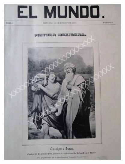 PORTADA ANTIGUA DE JOSE SALOME PINA 1896 /ARTE SACRO