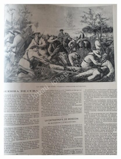 NOTA PRENSA ANTIGUA 1896 GUERRA DE INDEPENDENCIA CUBANA - Image 4