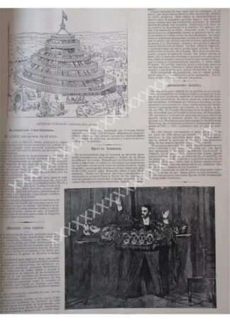 NOTA DE PRENSA 1896 MONTAÑA RUSA EN ESPIRAL. ETC