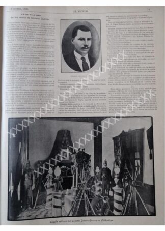 NOTA DE PRENSA, EXHUMAN RESTOS DE DONATO GUERRA 1896
