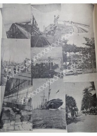 NOTA PRENSA ANTIGUA CIUDAD Y PUERTO DE VERACRUZ 1896