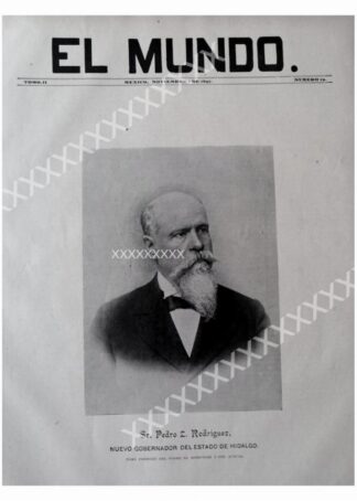 PORTADA ANTIGUA ORIGINAL  1897 PEDRO LADISLAO RODRIGUEZ.