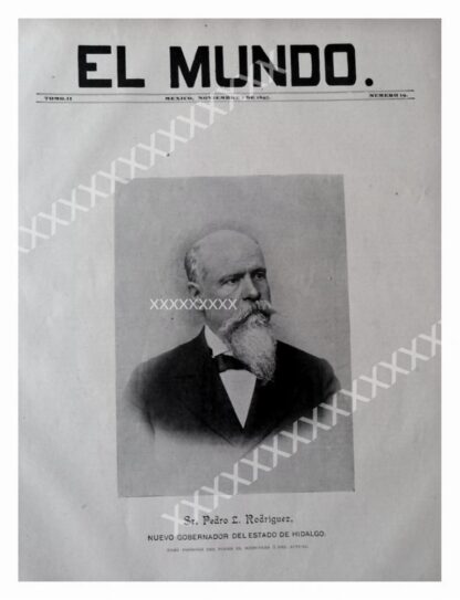 PORTADA ANTIGUA ORIGINAL  1897 PEDRO LADISLAO RODRIGUEZ.