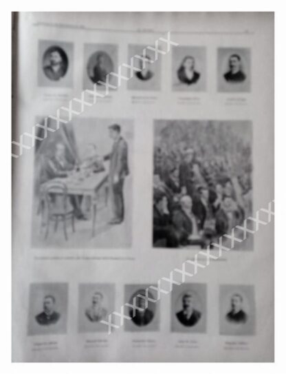 CARTEL ANTIGUO ORIGINAL DE REPORTAJE ANTIGUO 1897 EL CASO VILLAVICENCIO (CASO ARROYO) - Image 6