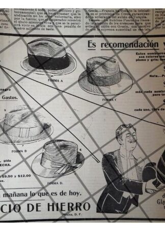 PUBLICIDAD ANTIGUA TIENDA EL PALACIO DE HIERRO 1912 /136