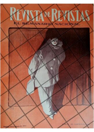 PORTADA ANTIGUA 1912 DE ROBERTO MONTENEGRO /PAYASITO