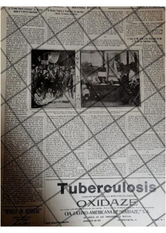 AFICHE ANTIGUO CIRCULO LIBERAL JALISCIENSE Y MAS 1912