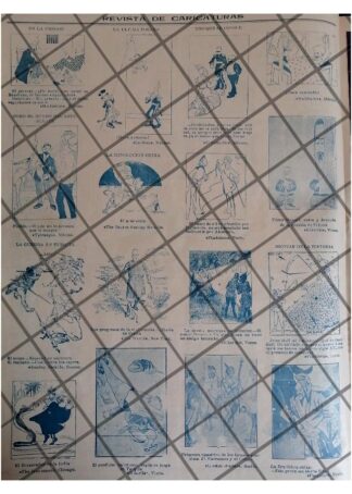 TIRA COMICA ANTIGUA 1912 SATIRA POLITICA