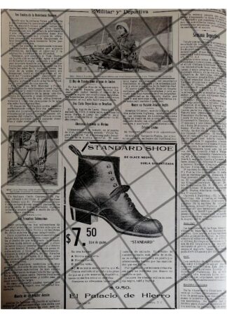 AFICHE ANTIGUO AVIADORA HELEN DETRIEU 1912 Y MAS