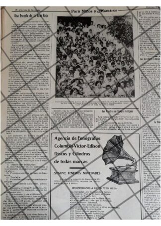 AFICHE ANTIGUO ESCUELA DE LA CRUZ ROJA EN PARIS Y MAS 1912