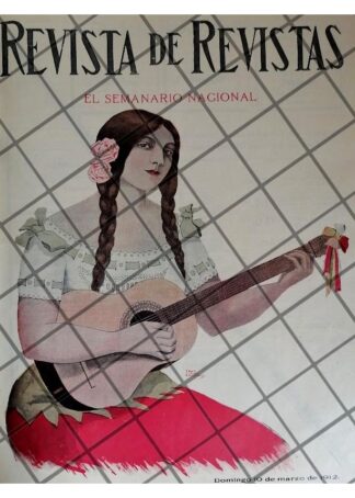 PORTADA ANTIGUA 1912 CANCIONERA. POR: ANTONIO VARGAS