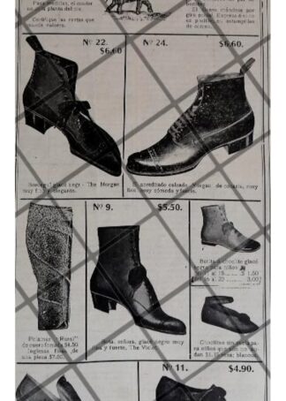 AFICHE PUBLICITARIO ANTIGUO ZAPATERIA DEL ELEFANTE 1912 /4