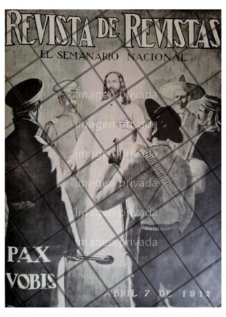 PORTADA ANTIGUA JESUCRISTO Y REVOLUCION MEXICANA 1912