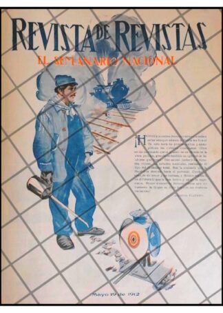 PORTADA ANTIGUA 1912 FERROCARRILERO MEXICANO