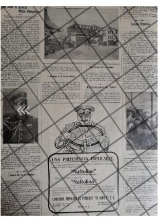 AFICHE ANTIGUO CORONEL CARLOS GARCIA HIDALGO Y MAS 1912