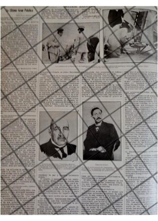 AFICHE ANTIGUO PASCUAL OROZCO Y VICTORIANO HUERTA 1912