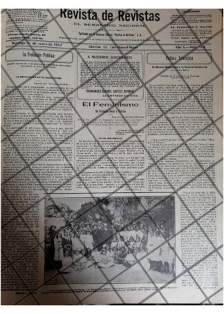 PORTADA ANTIGUA 1912 JUSTO SIERRA. MIGUEL DIAZ LOMBARDO 1912