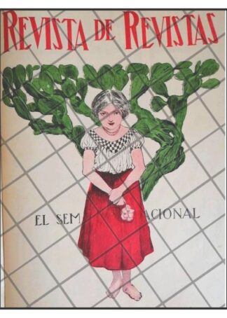 PORTADA ANTIGUA 1912 NIÑA INDIGENA Y NOPALERA