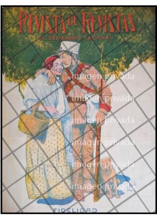 PORTADA ANTIGUA 1912 REVOLUCIONARIO Y ADELITA