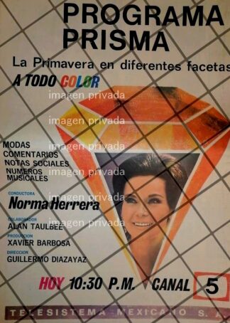 PUBLICIDAD RETRO X.H.G.C CANAL 5 PROGRAMA PRISMA 1969