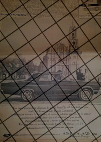 CARTEL RETRO FORD GALAXIE 500 1964. T POSTER