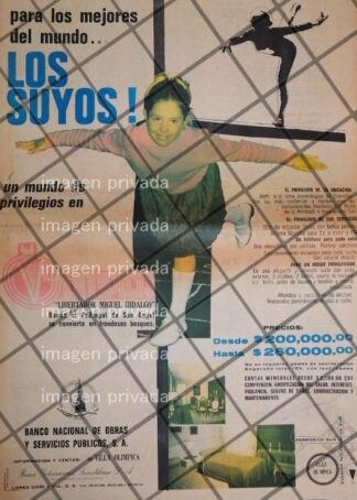 PUBLICIDAD RETRO COLONIA VILLA OLIMPICA. 1969 6 T. POSTER