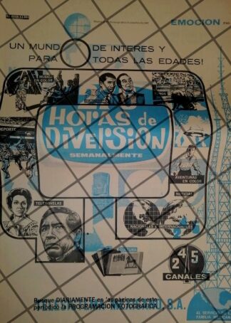 PUBLICIDAD RETRO. TELESISTEMA MEXICANO 1967 (TELEVISA)