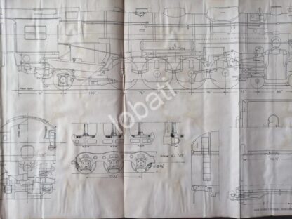GRABADO ANTIGUO LOCOMOTORA CLASE L-3A 1928 / A15 - Image 2