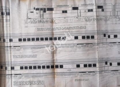 GRABADO ANTIGUO TREN CHICAGO DIESEL 400 1928 / A4 - Image 4